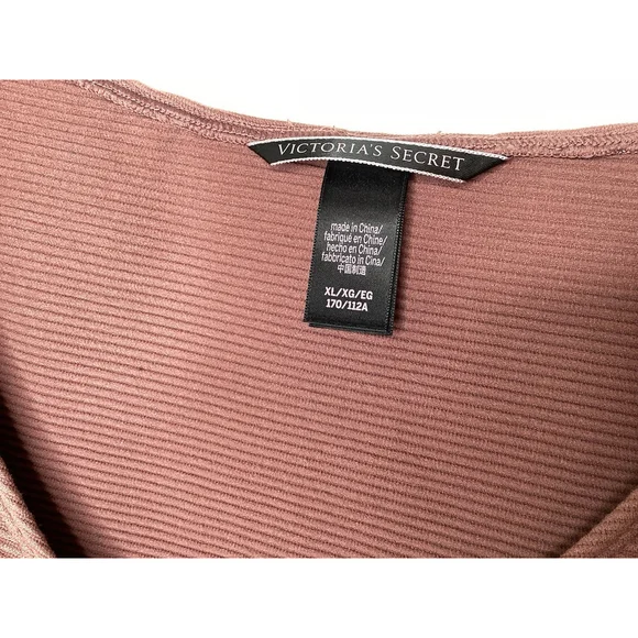 Victoria's Secret Corset Top Sz XL  Pink Cropped Stretchy Built-in Underwire Bra - Picture 8 of 9